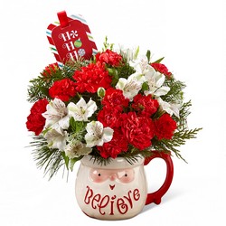 Believe Mug Bouquet by Hallmark Flower Power, Florist Davenport FL